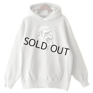 画像1: 【NEWFUNK × DAM ONE】CRACK HOODIE (Gray)