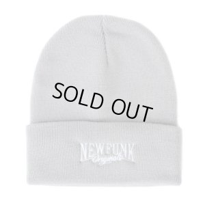 画像1: 【NEWFUNK】NFO KNIT CAP (Gray)