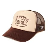 【NEWFUNK】Sauce Mesh Cap -Curve- (Beige/Brown)