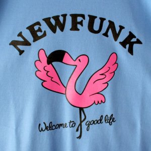 画像3: 【NEWFUNK】Flamingo TEE (Light Blue)