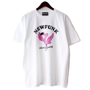 画像1: 【NEWFUNK】Flamingo TEE (White)