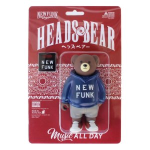画像1: 【NEWFUNK】HEADS BEAR (Soft Vinyl Toy)