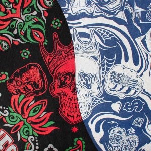 画像5: 【NEWFUNK × THE E.X.C】Bandana Long Sleeve Shirt (Black)