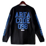 【NEWFUNK】AREA CODE 098 Long Sleeve Shirt (Black)