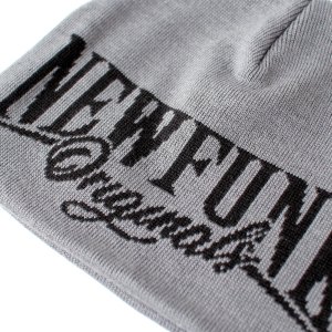 画像3: 【NEWFUNK】NFO Weaving Beanie (Charcoal Gray)