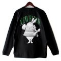 【NEWFUNK】Rabbit Long Sleeve Shirt (Black)