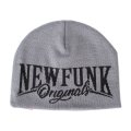 【NEWFUNK】NFO Weaving Beanie (Charcoal Gray)