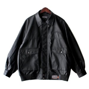 画像1: 【NEWFUNK】SPICY LEATHER JACKET (Black)