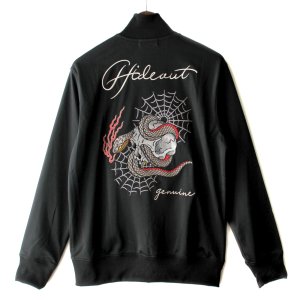 画像1: HIDEOUT SCULL TRACK JACKET (Black)