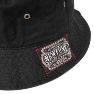 画像4: 【NEWFUNK】BOX LOGO Bucket Hat (Black)