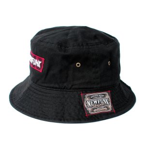 画像2: 【NEWFUNK】BOX LOGO Bucket Hat (Black)