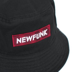 画像3: 【NEWFUNK】BOX LOGO Bucket Hat (Black)