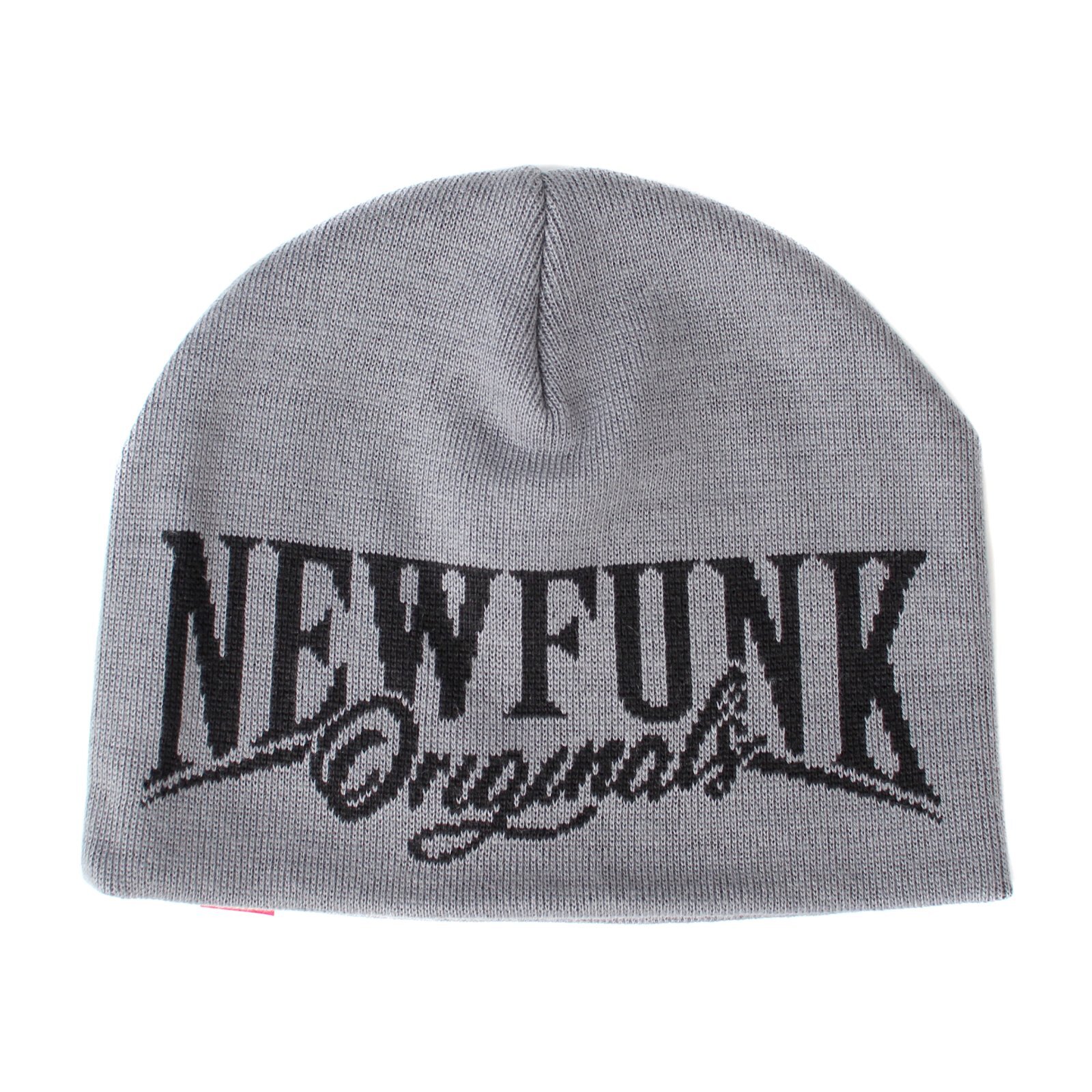 【NEWFUNK】NFO Weaving Beanie (Charcoal Gray)