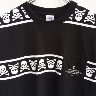 画像1: 【CROOKS&CASTLES】 SKULL SQUADRON POCKET TEE