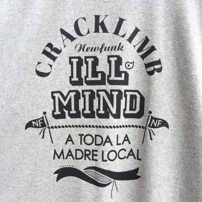 画像1: 【CRACKLIMB】 ILL MIND BASEBALL TEE