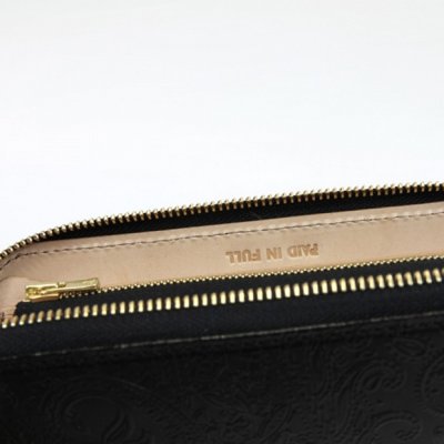 画像2: 【RIVAXIDE】‘PAID IN FULL’ Long wallet [Black Paisley]