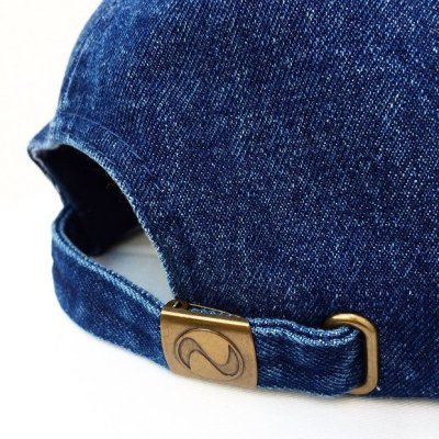 画像3: 【CRACKLIMB】NF BOX LOGO 6 PANEL CAP (DENIM)