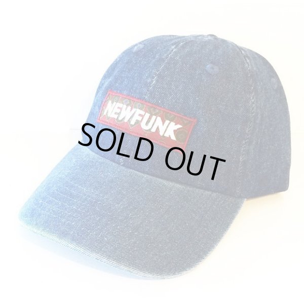 画像1: 【CRACKLIMB】NF BOX LOGO 6 PANEL CAP (DENIM) (1)