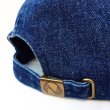 画像4: 【CRACKLIMB】NF BOX LOGO 6 PANEL CAP (DENIM) (4)