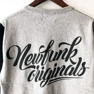 画像2: 【NEWFUNK】NEWFUNK ORIGINAL'S BASEBALL TEE (GRAY)