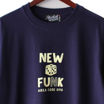 画像1: 【NEWFUNK】SIBA "COOL J" TEE (Navy)