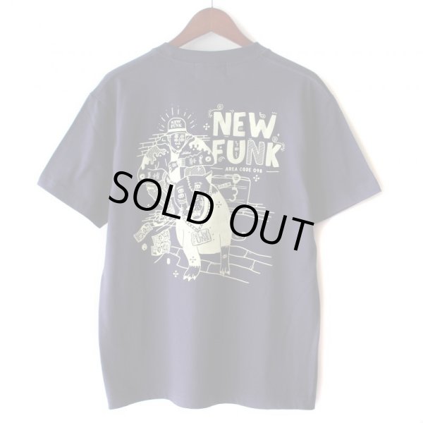 画像1: 【NEWFUNK】SIBA "COOL J" TEE (Navy) (1)