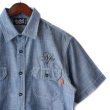 画像3: 【NEWFUNK】Script Chambray Work Shirt (3)