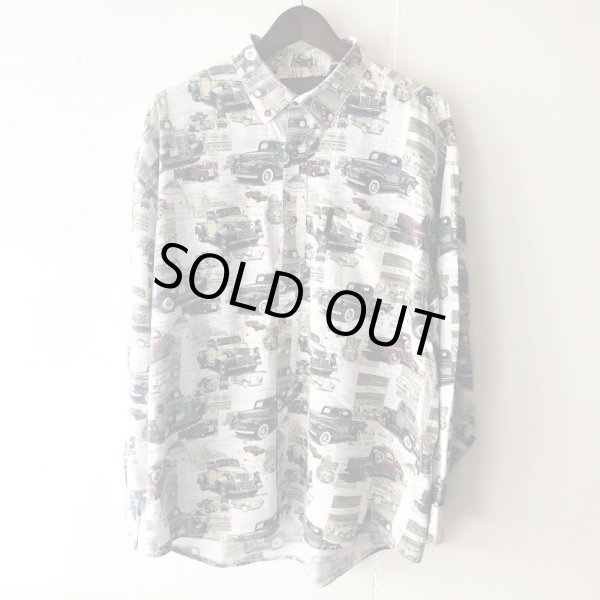 画像1: Pattern Shirt / size: XL (1)