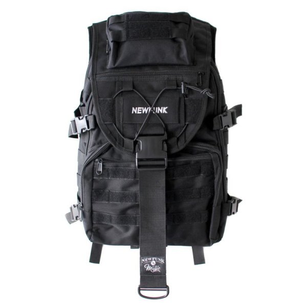 画像1: 【NEWFUNK】TACTICAL BACKPACK (Black) (1)