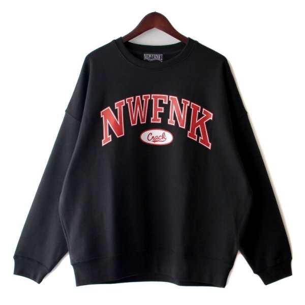 画像1: 【NEWFUNK】McG CREW NECK SWEAT (Black) (1)