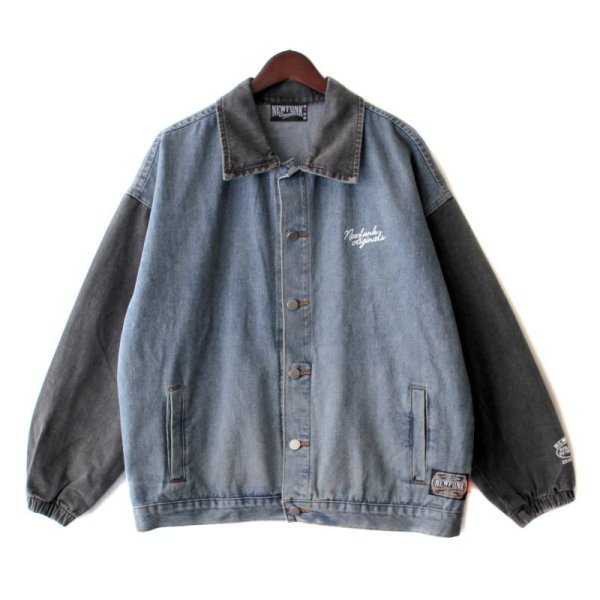 画像1: 【NEWFUNK】WASH DENIM JACKET (Blue) (1)