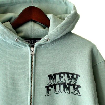 画像1: 【NEWFUNK】DRIVE ZIP HOODIE (Smoky Green)