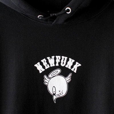 画像1: 【NEWFUNK × DAM ONE】SOUL HOODIE (Black)