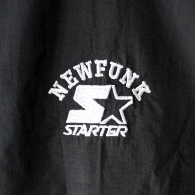 画像1: 【NEWFUNK】STARTER CUSTOM TRACK JACKET (Black)