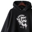 画像3: 【NEWFUNK × DAM ONE】CRACK HOODIE (Black) (3)