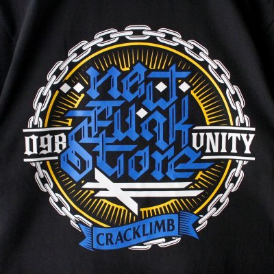 画像2: 【NEWFUNK】UNITY CHAIN TEE (Black)