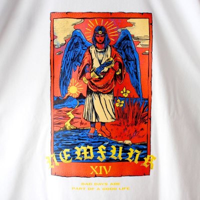 画像1: 【NEWFUNK】TEMPERANCE TEE / STORE 14th.Anniversary T-shirt (White)