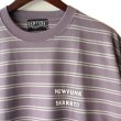 画像2: 【NEWFUNK】SKRRRT BORDER TEE (Light Purple) (2)