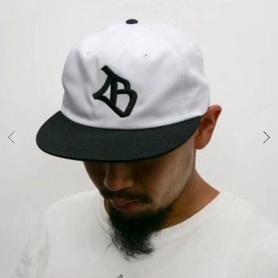 画像1: 【LIBE BRAND】7UNION x LB ORIGINAL B.B.CAP (Wht/Blk)