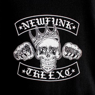 画像1: 【NEWFUNK × THE E.X.C】Bandana Long Sleeve Shirt (Black)