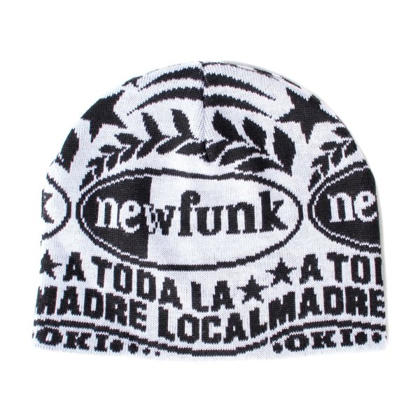 画像1: 【NEWFUNK】MAXAIR Weaving Beanie (White) (1)