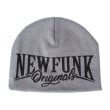 画像1: 【NEWFUNK】NFO Weaving Beanie (Charcoal Gray) (1)