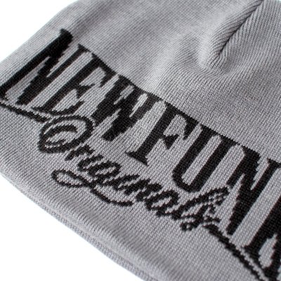 画像1: 【NEWFUNK】NFO Weaving Beanie (Charcoal Gray)