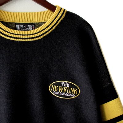 画像1: 【NEWFUNK】LINE CREW NECK KNIT