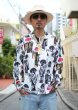 画像1: 【Ryukyu Pride Wear】Open Collar Long Sleeve Shirt -琉球舞踊- (1)