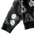 画像6: 【NEWFUNK】PAISLEY CREW NECK KNIT (Black) (6)