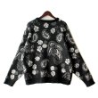 画像2: 【NEWFUNK】PAISLEY CREW NECK KNIT (Black) (2)