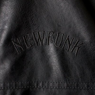 画像1: 【NEWFUNK】SPICY LEATHER JACKET (Black)