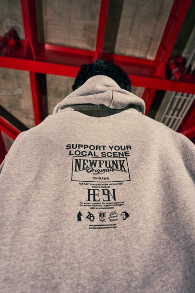 画像2: 【NEWFUNK × LIBE BRABD】KIRIN BIG LOGO PARKA (Gray)