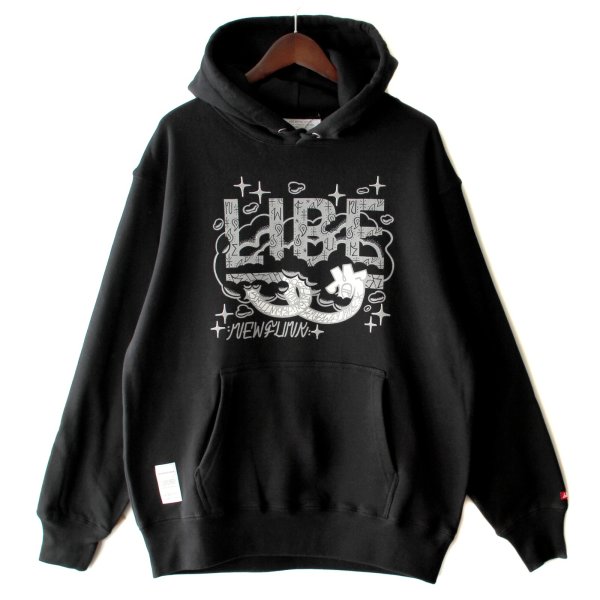 画像1: 【NEWFUNK × LIBE BRABD】KIRIN BIG LOGO PARKA (Black) (1)